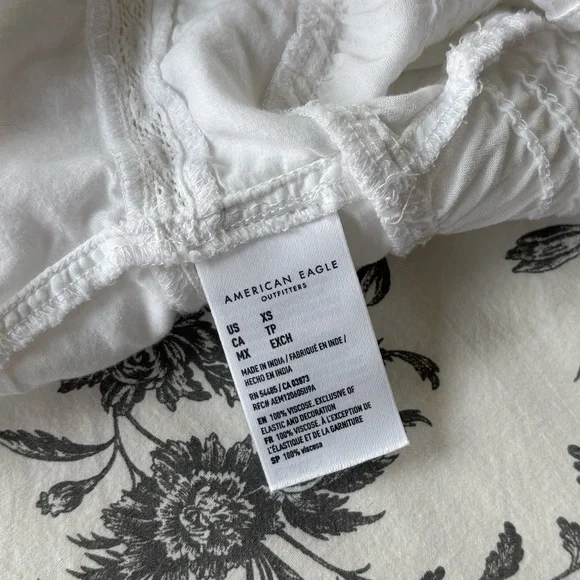 American Eagle Cropped Peasant Tank Top - Picture 5 of 5